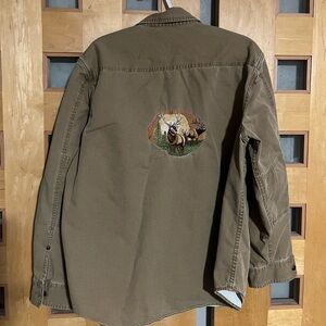 Levi's Canvas Shirtjacket Big Elk Embroidered, L